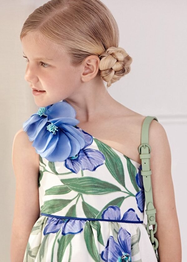 vestido lino estampado ceremonia niña Abel y Lula - Imagen 3