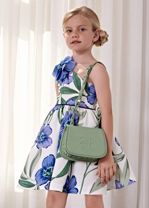 vestido lino estampado ceremonia niña Abel y Lula - Imagen 2