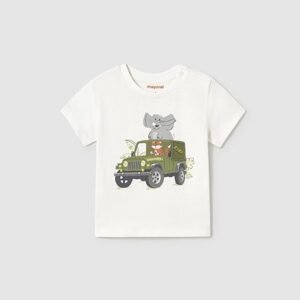 camiseta manga corta safari bebé niño Mayoral