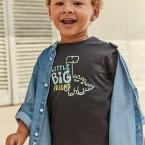 camiseta manga corta dinosaurio regaliz bebé niño Mayoral