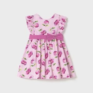 vestido estampado frutas orquídea bebé niña Mayoral
