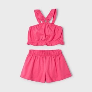 conjunto top punto arandela liso mini niña Mayoral
