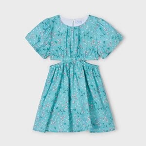 vestido estampado aberturas anís mini niña Mayoral