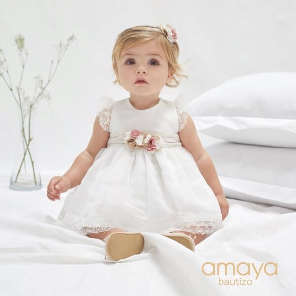 vestido bautizo bebé 582106 Amaya