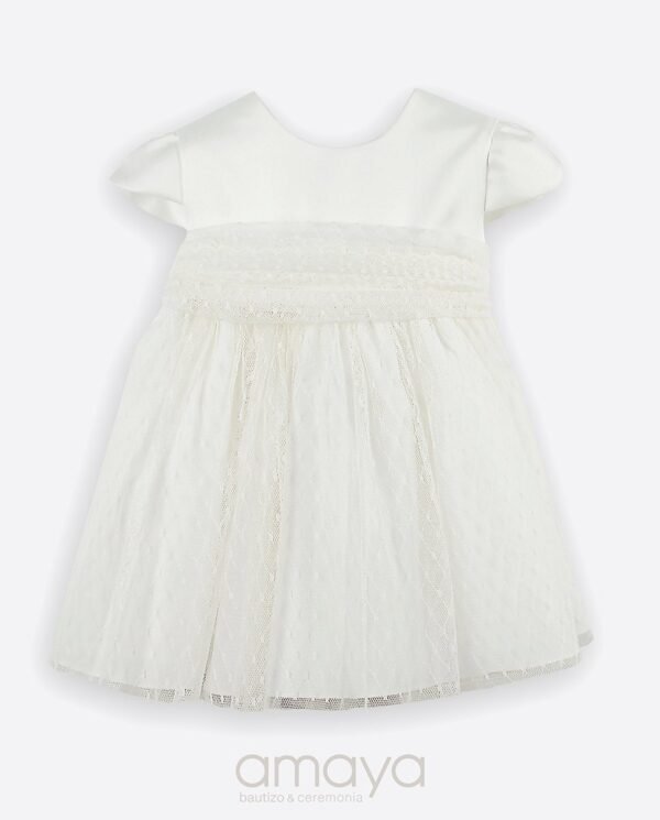 vestido bautizo 582113 bebé niña Amaya