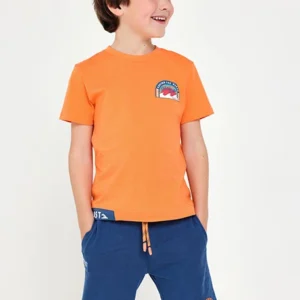 bermuda punto azul logo palmeras mini niño Boboli