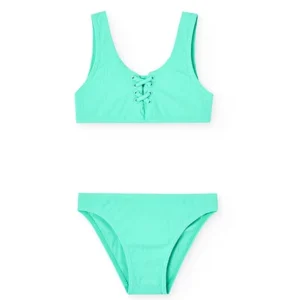 bikini liso verde agua chica boboli