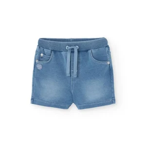 bermuda denim soft azul claro mini niño Boboli