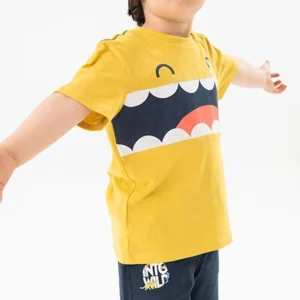 camiseta manga corta cara amarilla bebé niño Bóboli