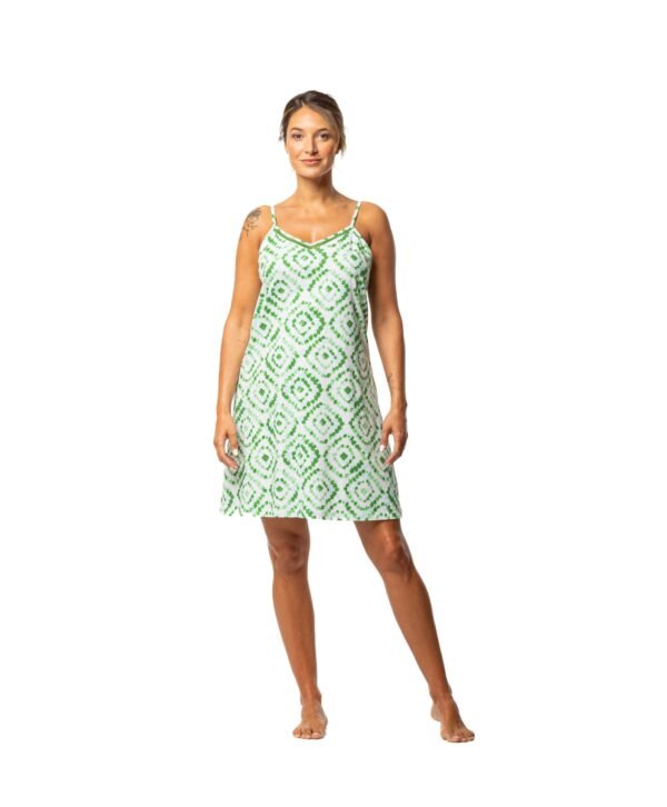 camisón tirante fino estampado verde Señoretta - Imagen 3