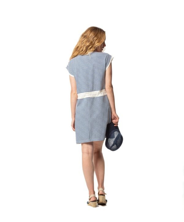 vestido manga corta rayas marineras mujer Señoretta - Imagen 2