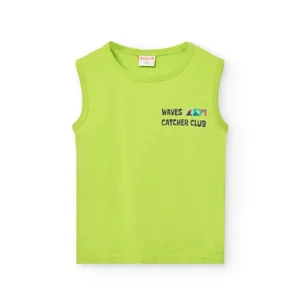 camiseta tirantes pistacho chico boboli