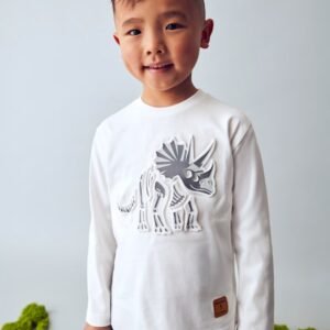 camiseta manga larga dinosaurio relieve mini niño Mayoral