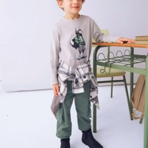 camiseta manga larga zorro mini niño Mayoral