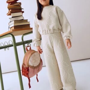 chandal acolchado nata mini niña Mayoral