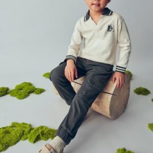 pantalón cargo gris mini niño Mayoral