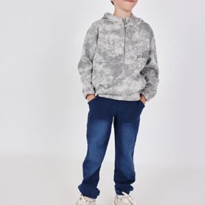 pantalón felpa denim azul chico bóboli