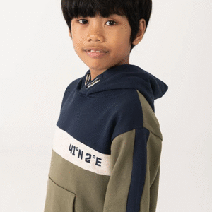 sudadera felpa capucha gris chico bóboli
