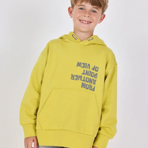 sudadera capucha pistacho chico bóboli