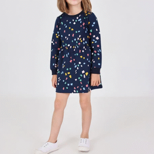 vestido punto figuras marino bebé niña bóboli