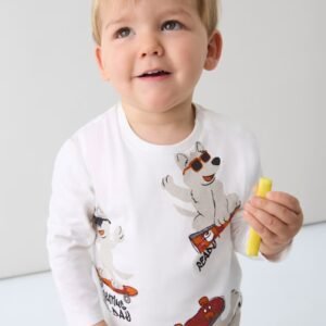 camiseta m/l estampada perro bebe niño Mayoral