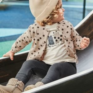 conjunto 3/p legging y chaqueta estampada bebé niña Mayoral