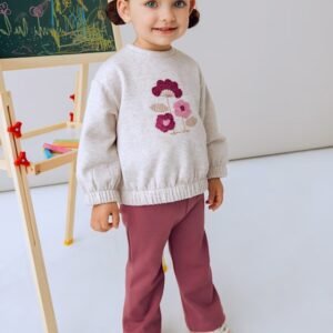 conjunto legging acampanado rosado bebe niña Mayoral