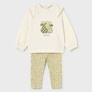 conjunto legging estampado y sudadera bebé niña Mayoral