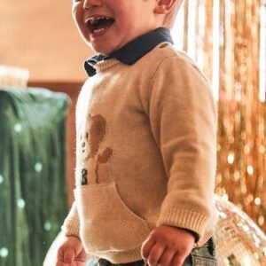 jersey bolsillo intarsia oso bebé niño Mayoral