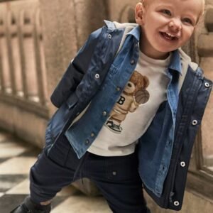 pantalón jogger sarga marino bebé niño Mayoral