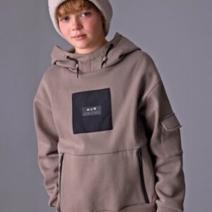 sudadera contrastes capucha chico Mayoral