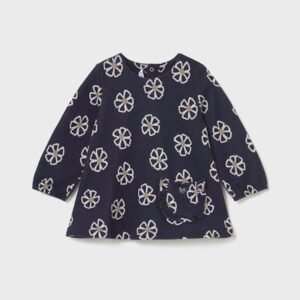 vestido punto estampado marino bebé niña Mayoral