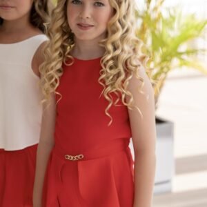 mono corto vestir rojo chica Miranda