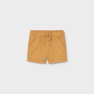 bermuda con lino melocotón bebé niño Mayoral