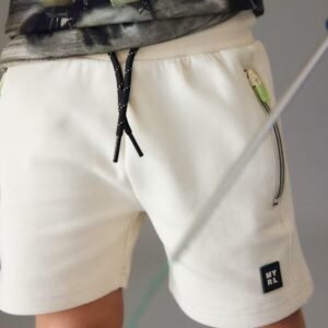 bermuda punto cremalleras crudo mini niño Mayoral