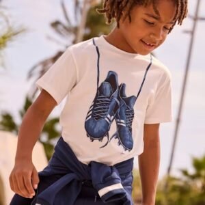camiseta manga corta nata zapatillas mini niño Mayoral