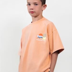 camiseta manga corta coral chico Boston Kids