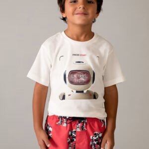 camiseta interactiva robot mini niño Mayoral