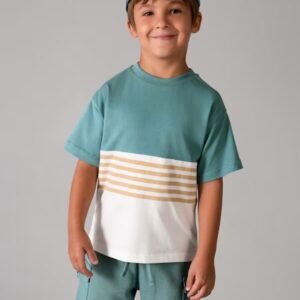 conjunto punto 3 piezas color alga mini niño Mayoral