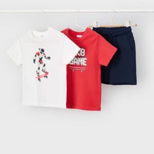 conjunto punto 2 camisetas robot mini niño Mayoral