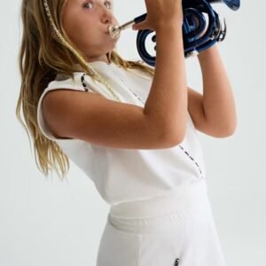 conjunto falda y camiseta hueso chica Mayoral