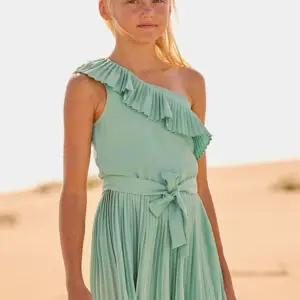 mono corto plisado verde agua chica Mayoral