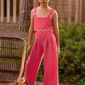 mono largo ondas coral chica Mayoral