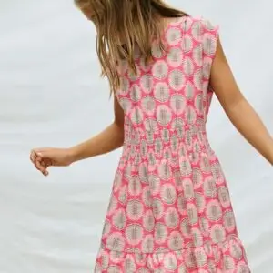 vestido estampado viscosa coral chica Mayoral