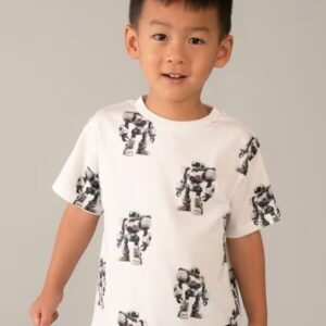 camiseta m/c estampada robots mini niño Mayoral