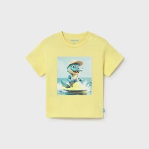 camiseta manga corta cocodrilo limón bebe niño Mayoral
