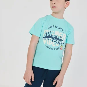 conjunto punto celeste summer mini niño boboli