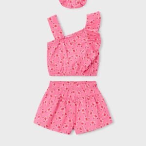 conjunto punto estampado cangrejos mini niña Mayoral