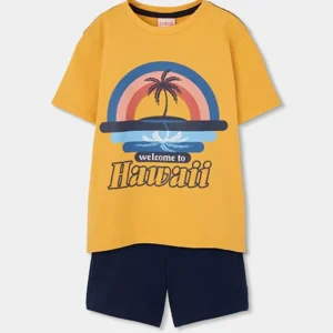 conjunto punto hawaii mostaza mini niño Boboli