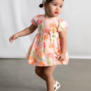 vestido ceremonia estampado flores bebé niña Mayoral
